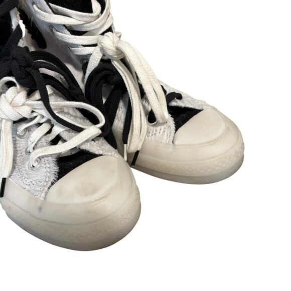 RARE COLLECTOR Converse x CLOT Chuck 70 – Giant Panda High Top – Women’s 9.5 - Picture 5 of 9